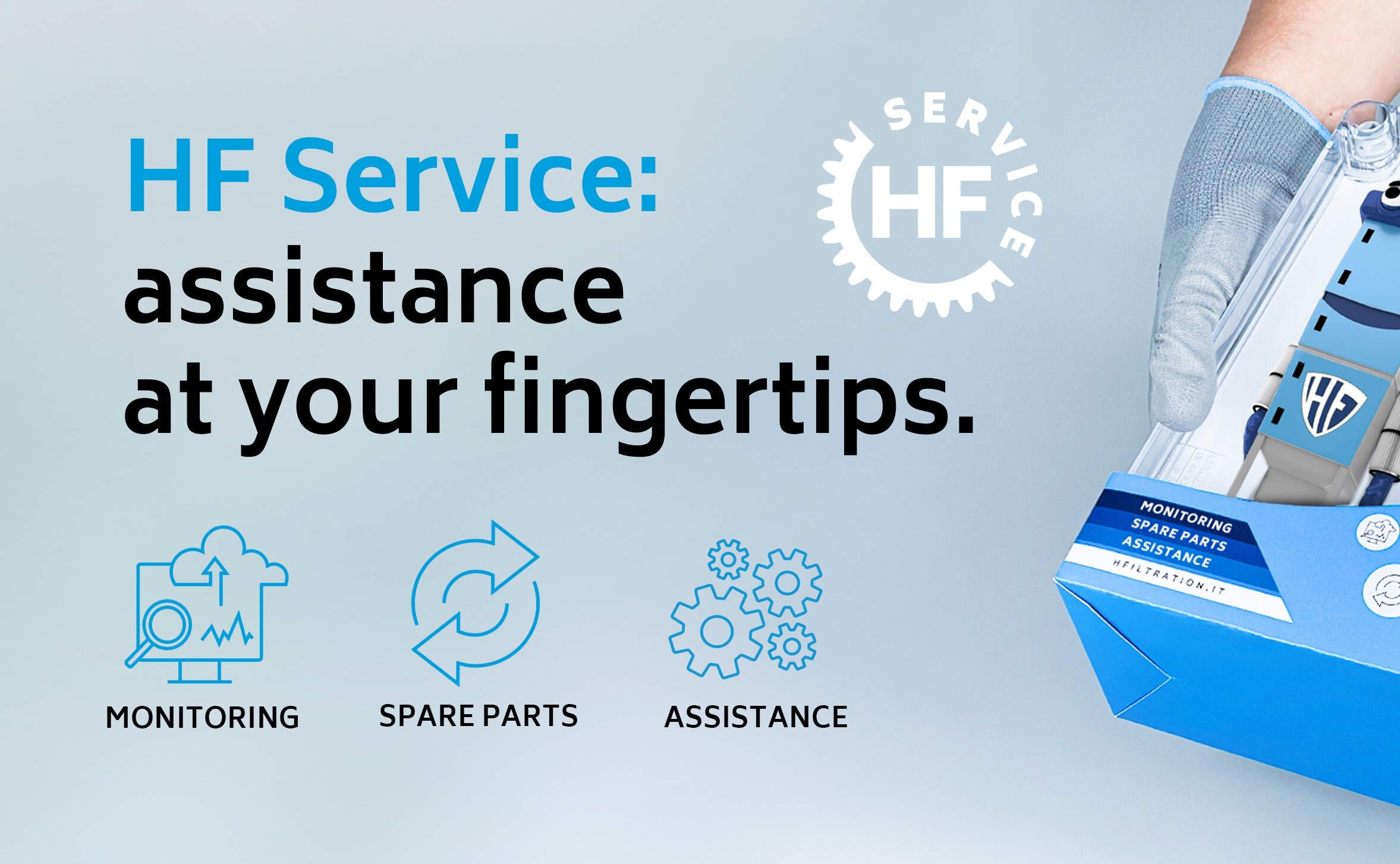 With HFService, assistance for your filtration system is always at your fingertips!