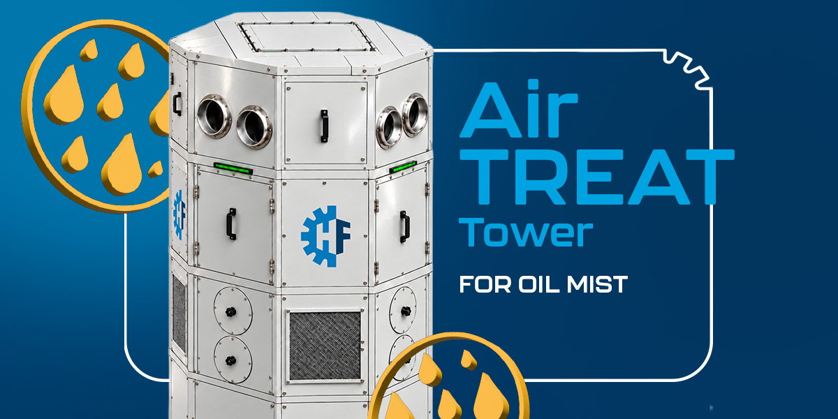 AirTREAT Tower for oil mist
